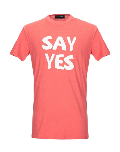 Dsquared2 T-shirts In Red