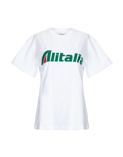Shop Alberta Ferretti T-shirt In White