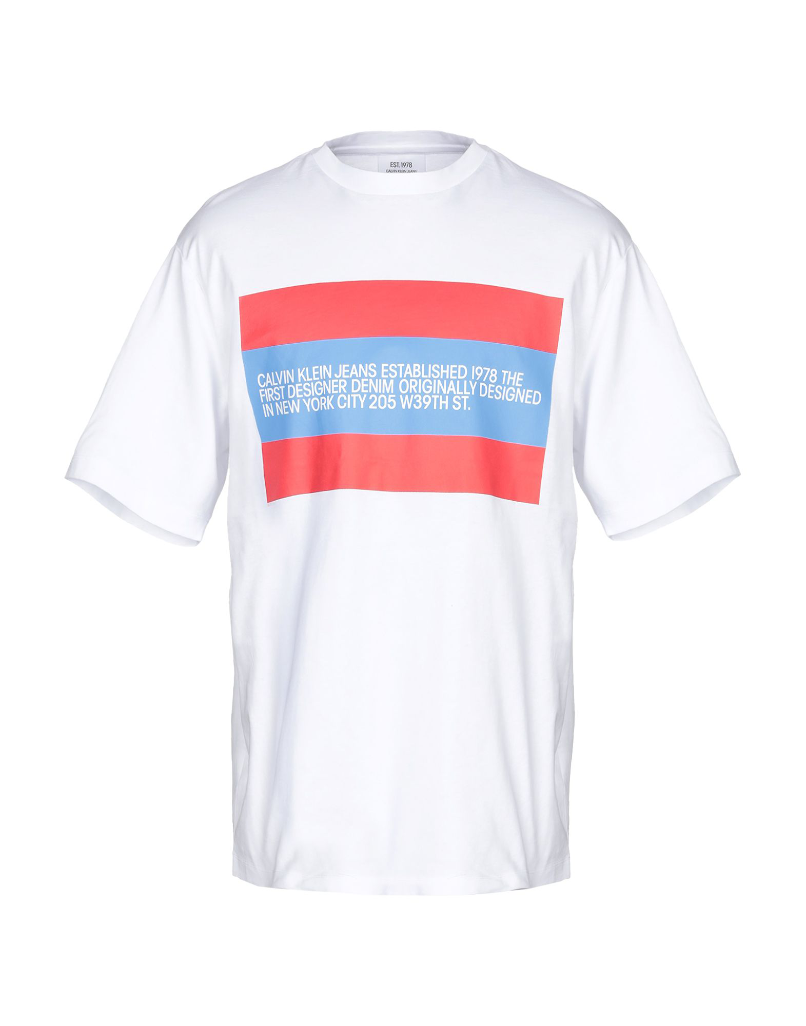 Calvin Klein Jeans Est.1978 T-shirt In White | ModeSens