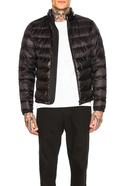 Shop Moncler Puffer In Black.