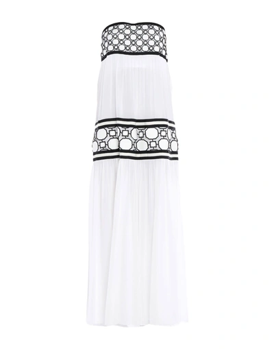Shop Tory Burch Long Dresses In White