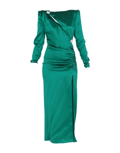 Shop Alessandra Rich Long Dress In Green