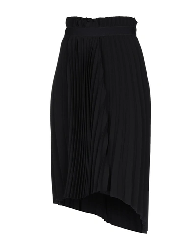 Shop Balenciaga 3/4 Length Skirts In Black