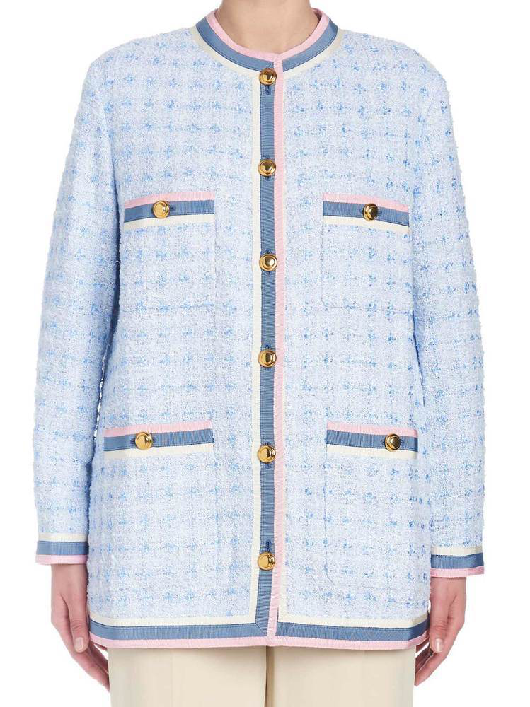 blue gucci coat