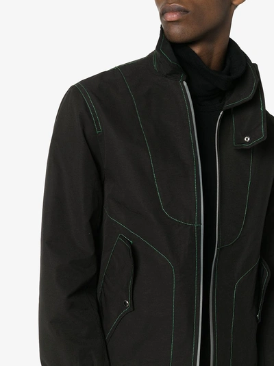 Shop Boramy Viguier Cotton Zip-up Jacket In 101 - Black