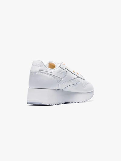 Shop Reebok White X Gigi Hadid Classic Chunky Leather Low-top Sneakers