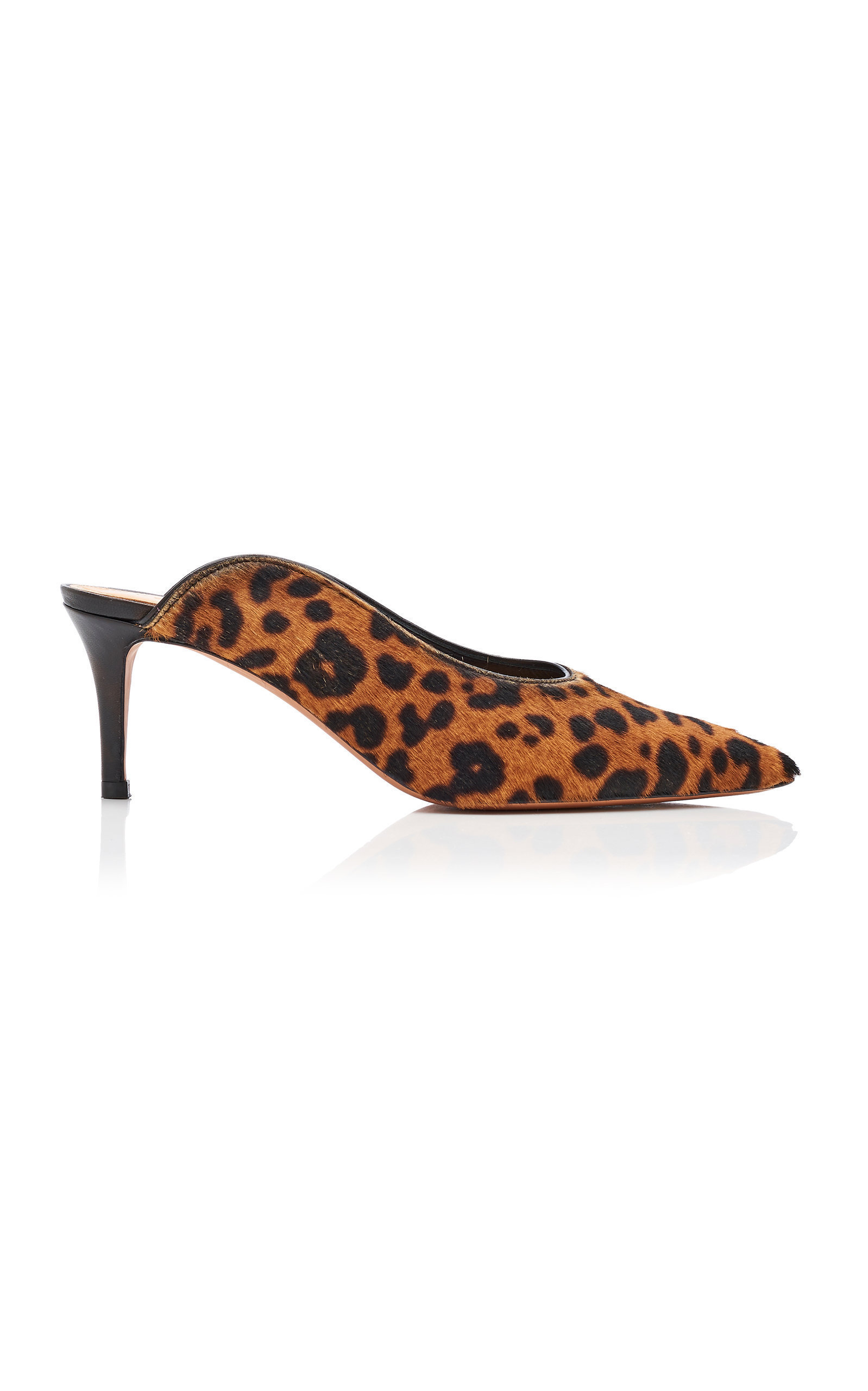 veronica beard leopard mules