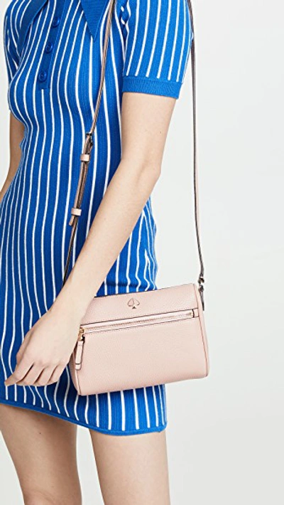 Shop Kate Spade Polly Small Crossbody Bag In Flapper Pink
