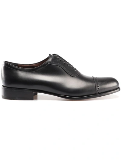 Shop Ferragamo Arcadia Oxford Shoes In Nero