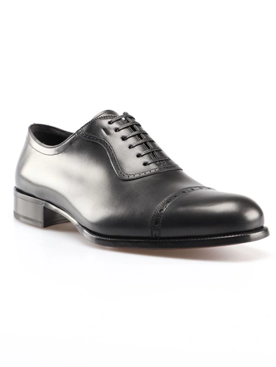 Shop Ferragamo Arcadia Oxford Shoes In Nero