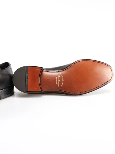 Shop Ferragamo Arcadia Oxford Shoes In Nero