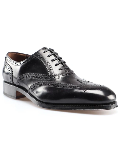 Shop Ferragamo Bord Oxford Shoes In Nero