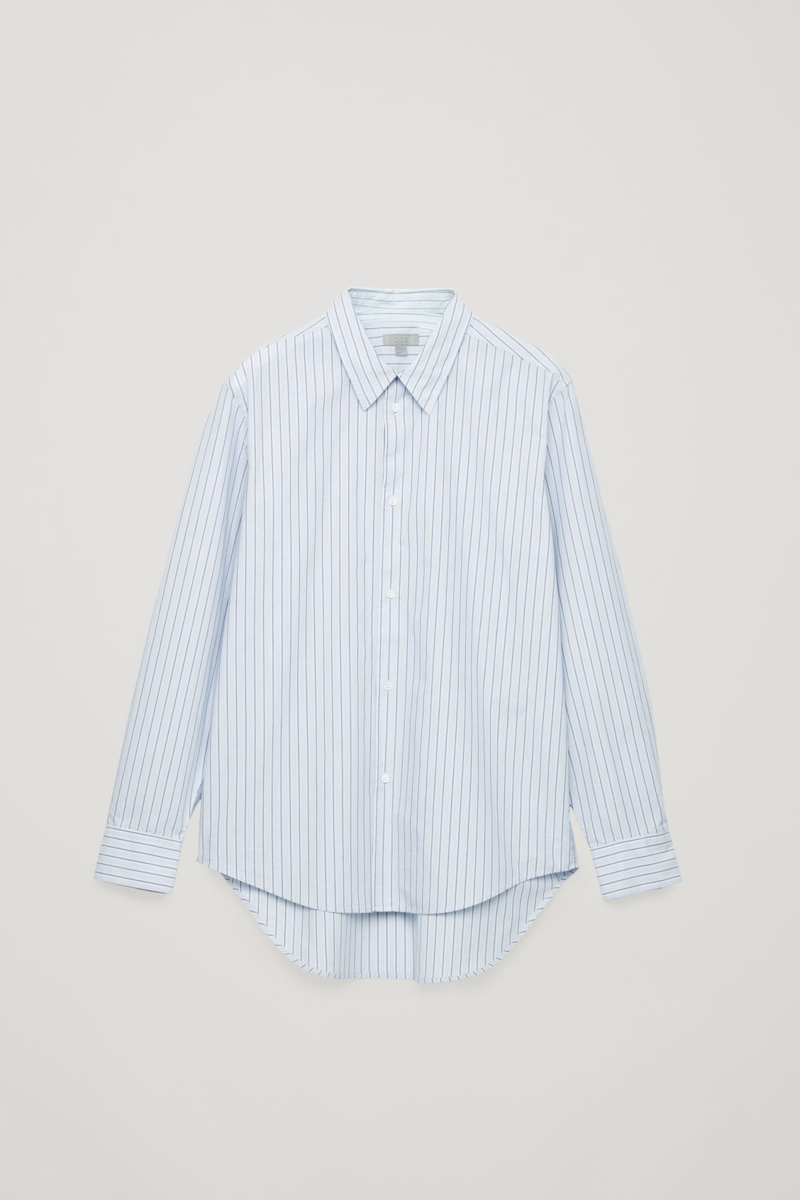 Cos Stepped Multi-striped Shirt In Blue | ModeSens