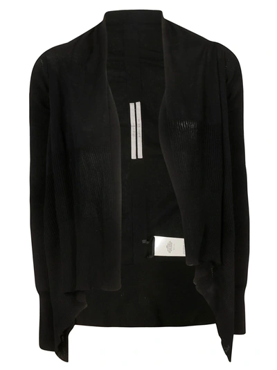 Shop Rick Owens Long Sleeves Cardigan In Black