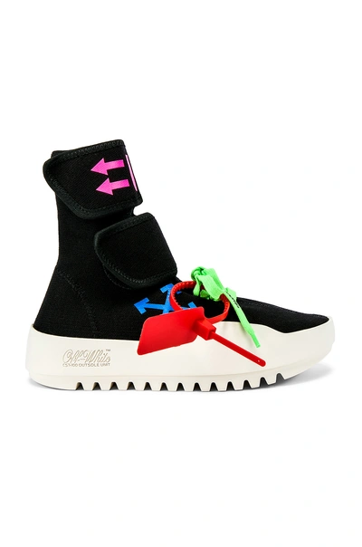 Shop Off-white Moto Wrap Sneaker In Black Multicolor