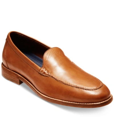Shop Cole Haan Men's Feathercraft Grand Venetian Loafers Men's Shoes In British Tan