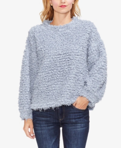 Shop Vince Camuto Textured Eyelash Sweater In Northern Light