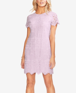 vince camuto floral lace shift dress
