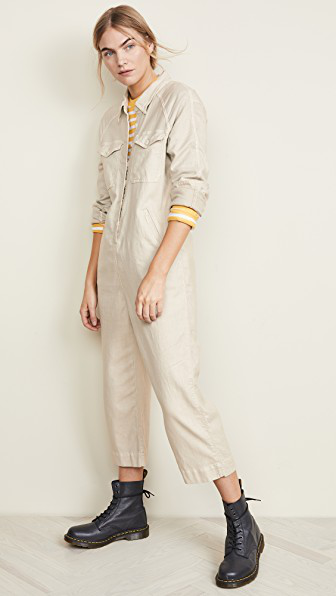 the great cropped boiler suit