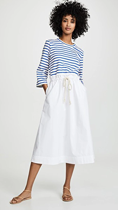 Tory burch 2025 striped knit dress