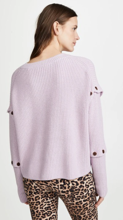 Shop A.l.c Adams Sweater In Pale Lavender