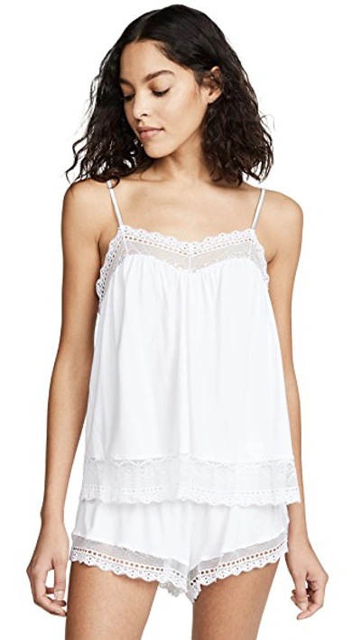 Shop Eberjey Lucie Sweetie Cami In White