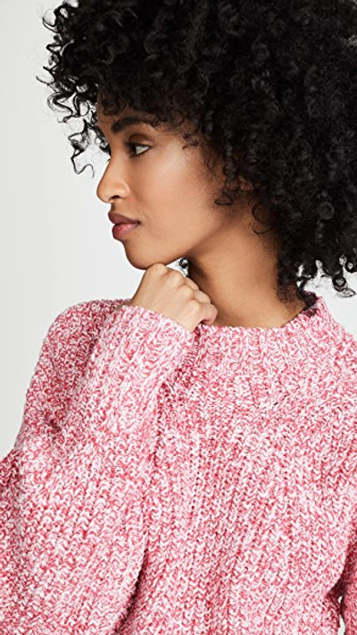 Shop Rebecca Minkoff Bowie Sweater In Pink Melange