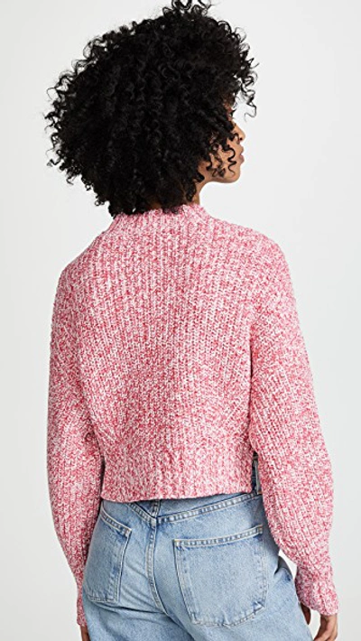 Shop Rebecca Minkoff Bowie Sweater In Pink Melange