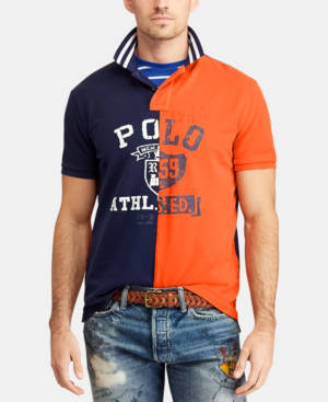 mens orange ralph lauren polo shirt