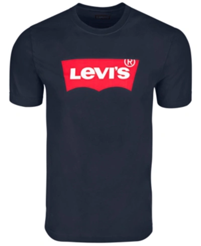 Shop Levi's Men's Batwing Logo T-shirt In Navy