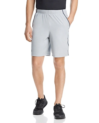Shop Under Armour Qualifier Shorts In Gray