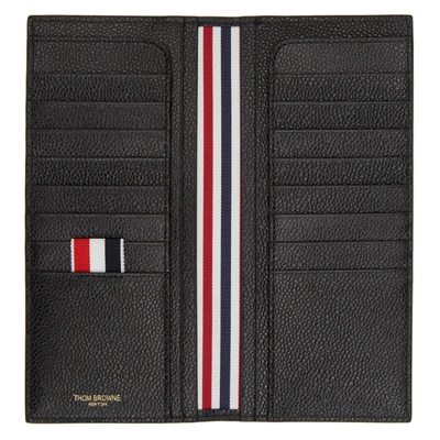 Shop Thom Browne Black Breast Wallet In 001 Black