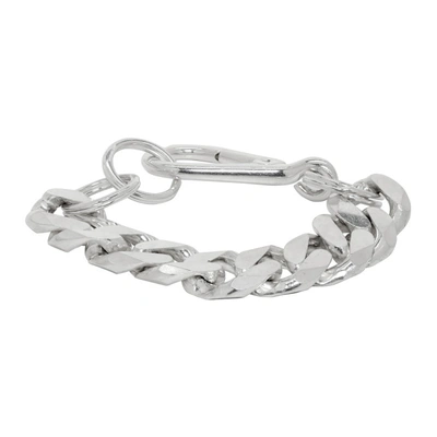 Shop Martine Ali Silver Xl Cuban Bracelet