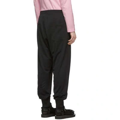Shop Y-3 Black 3-stripe Cuff Track Pants