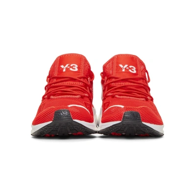Shop Y-3 Red Adizero Sneakers In Redwht