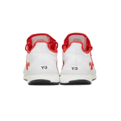 Shop Y-3 Red Adizero Sneakers In Redwht