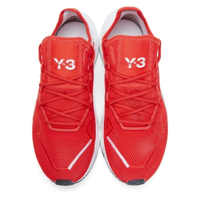 Shop Y-3 Red Adizero Sneakers In Redwht