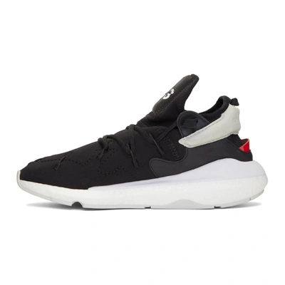 Shop Y-3 Black Kusari Ii Sneakers In Blkredwht