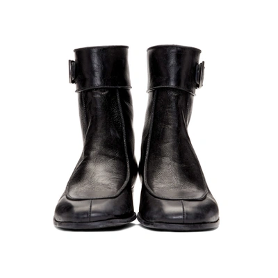 Shop Saint Laurent Black Miles 30 Age Boots In 1000 Black