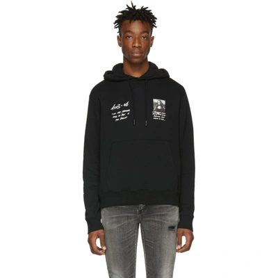 Shop Off-white Black Monalisa Hoodie In 1020 Blkred