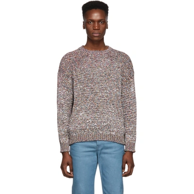 Shop Loewe Multicolor Melange Sweater In 9990 Multic