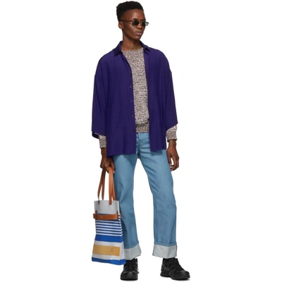Shop Loewe Multicolor Melange Sweater In 9990 Multic