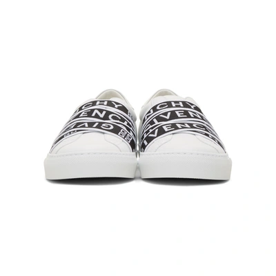 Shop Givenchy White 4g Urban Knots Trainers