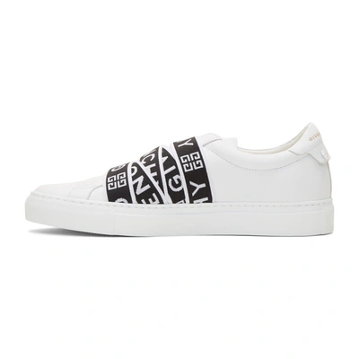 Shop Givenchy White 4g Urban Knots Trainers