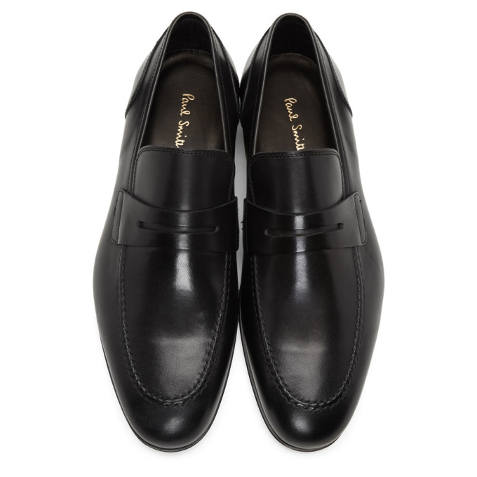 Paul Smith Chilton Leather Penny Loafers In 79 Black | ModeSens