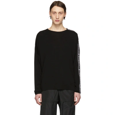 Shop Givenchy Black Wool Webbing 4g Sweater In 001 Black