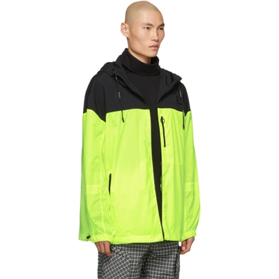 Shop Off-white Yellow Nylon Windbreaker Jacket In 6210 Fluo/b