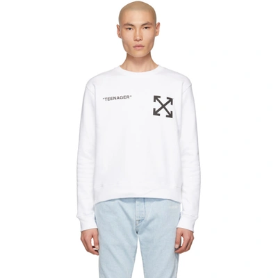 Off white online flamed bart hoodie