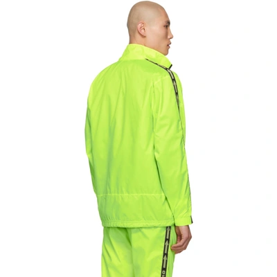 Shop Off-white Yellow Tracktop Jacket In 6200 Fluo Y