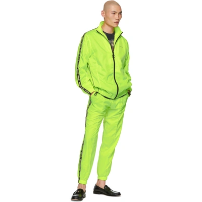 Shop Off-white Yellow Tracktop Jacket In 6200 Fluo Y